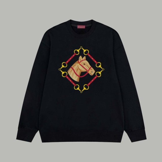 Gucci 2026 Year of the Horse Limited Edition Terry Cloth Long-Sleeve Sweatshirt